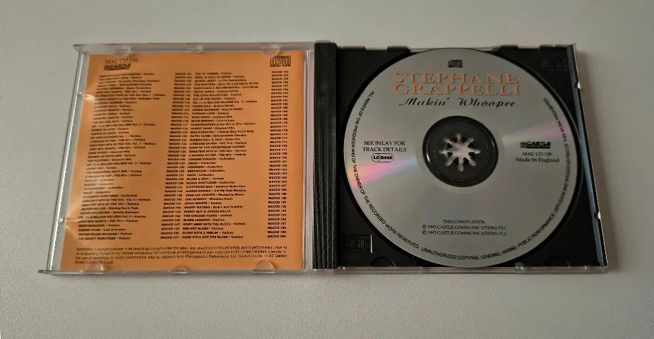 CD Stephane Grappelli - Makin' Whoopee - Castle - Made in England - Foto 2
