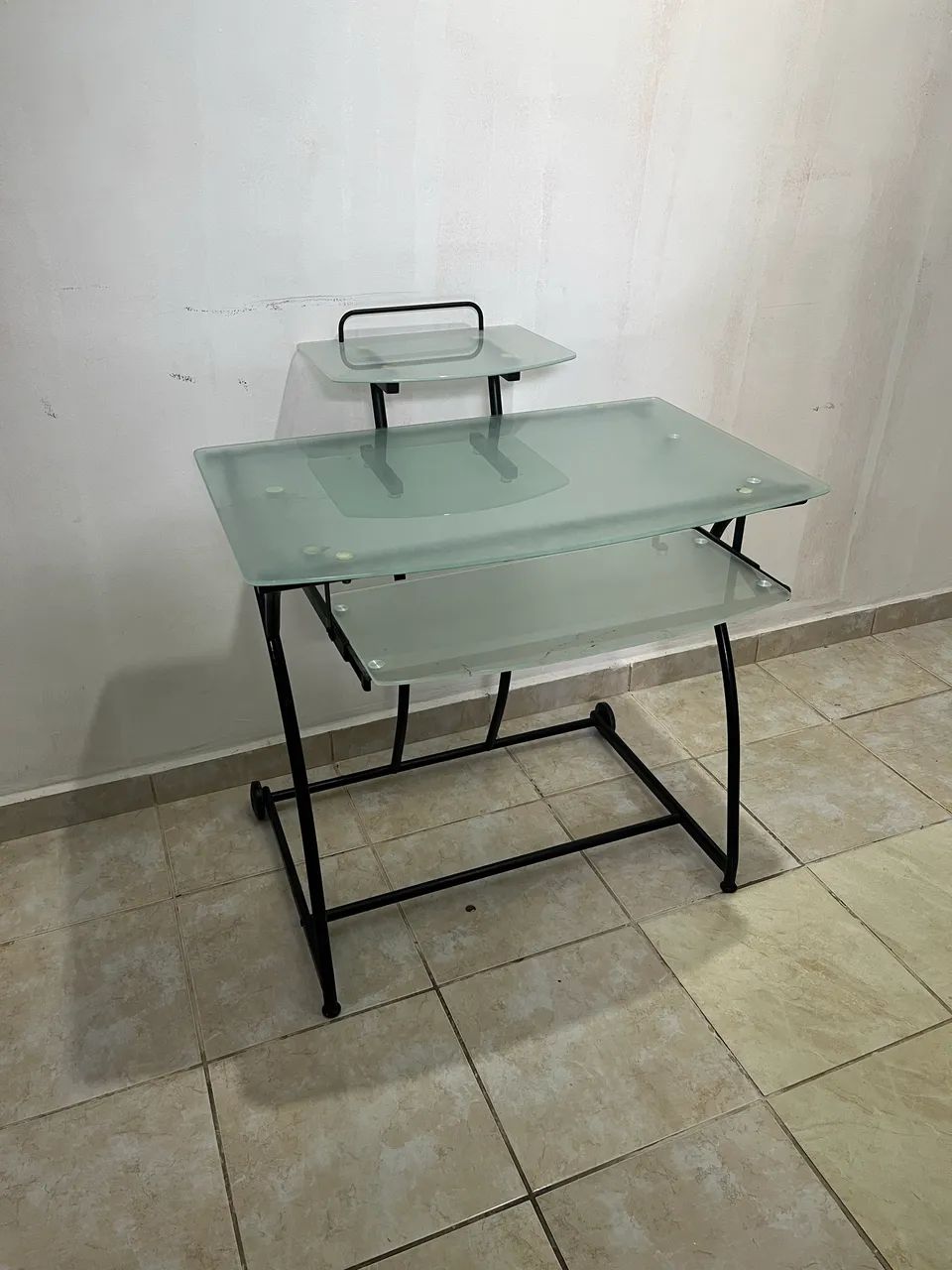 Escrivaninha de vidro - Foto 2