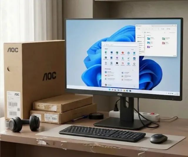 Monitor 28" AOC 100hz - Foto 2