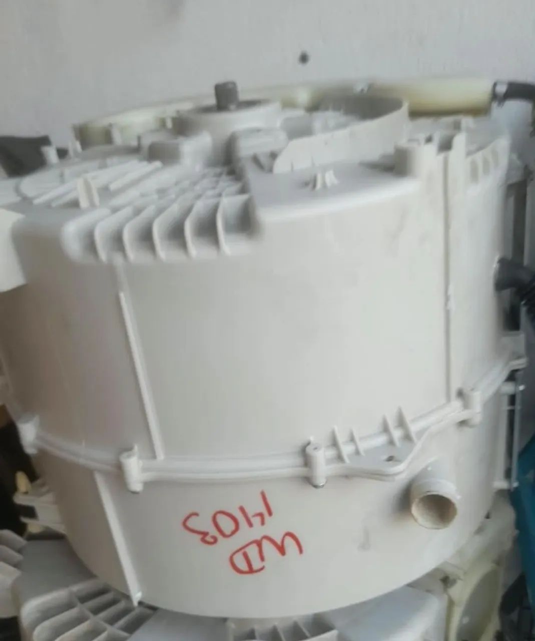 Tanque com cesto usado lava e seca LG WD1403 