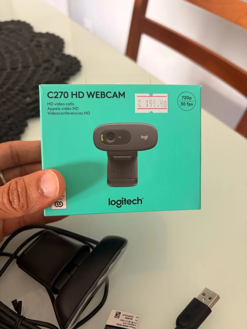 Webcam logitech  c270 HD - Foto 5