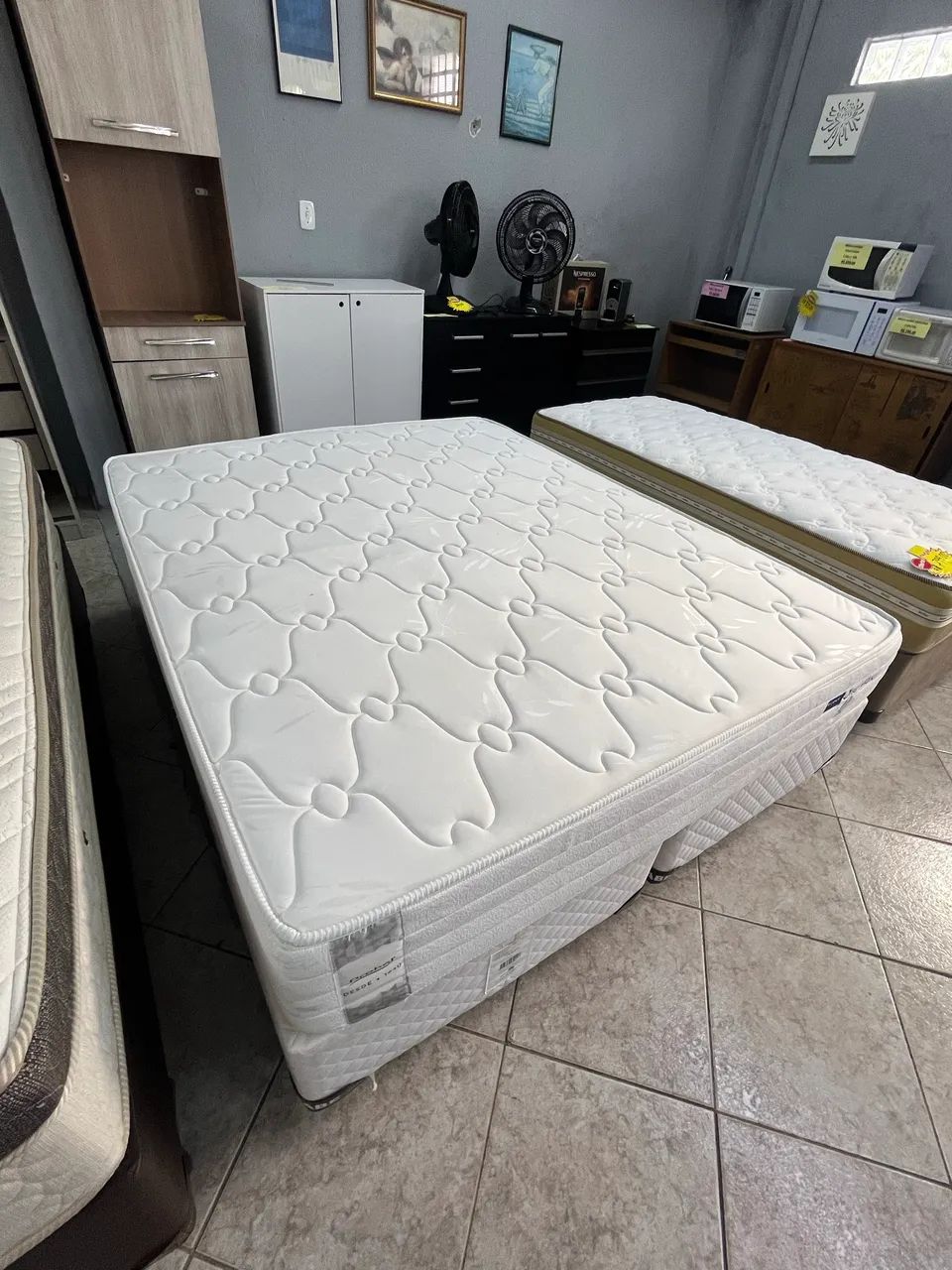 Cama box Queen Probel One Max molas ensacadas  - Foto 2