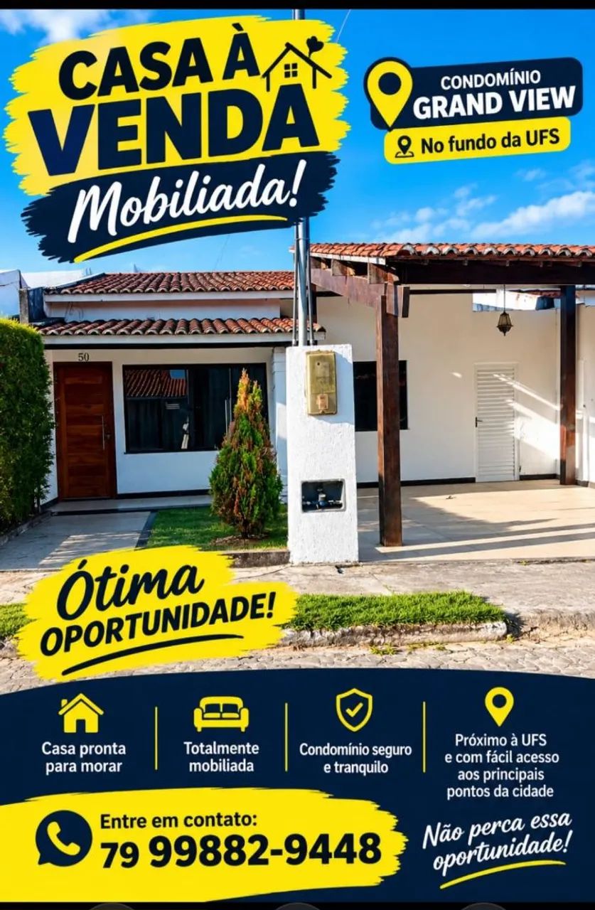 Casa a Venda em Condomínio - Conforto e Segurança