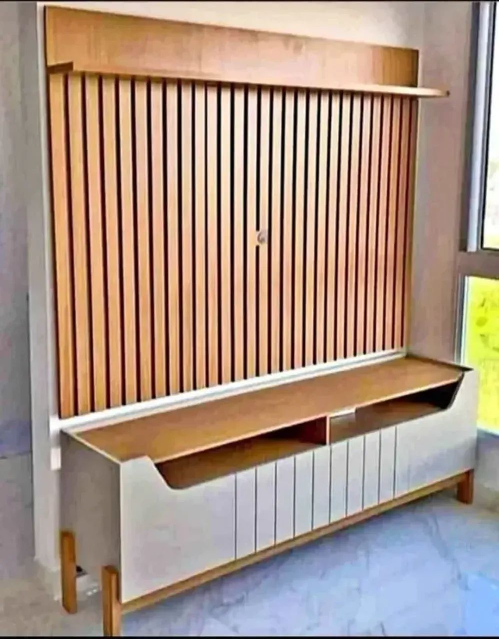PAINEL TREND + RACK MOEMA  1,80M  100% MDF. PRONTA ENTREGA. - Foto 2