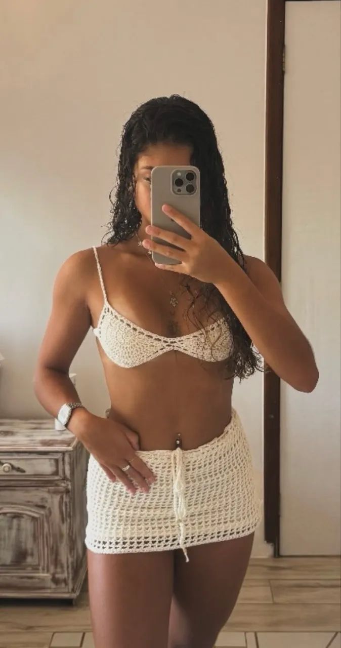 Roupa de crochê 