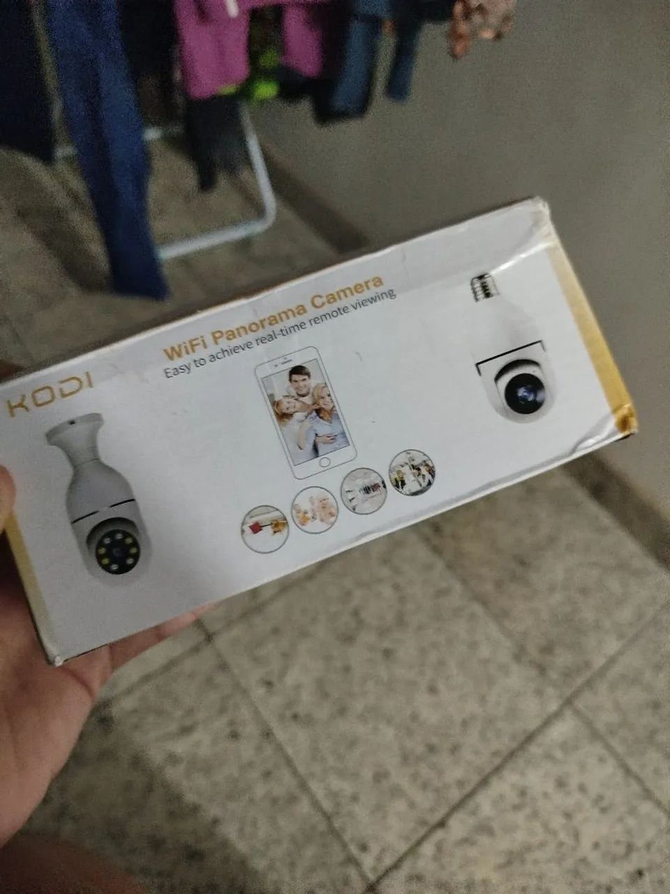 Wi-Fi câmera lâmpada,nunca usado - Foto 3