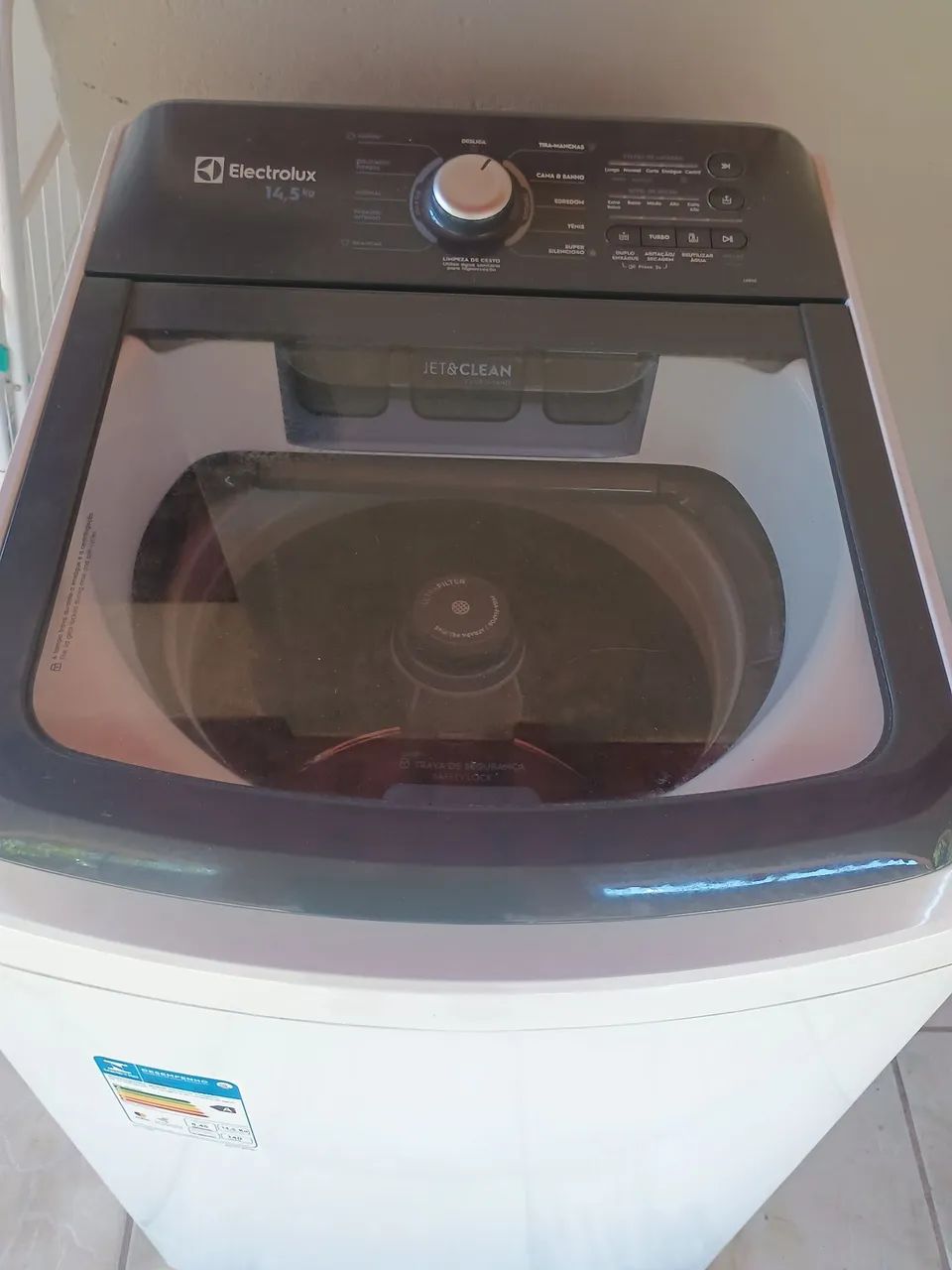 Máquina de lavar eletrolux
