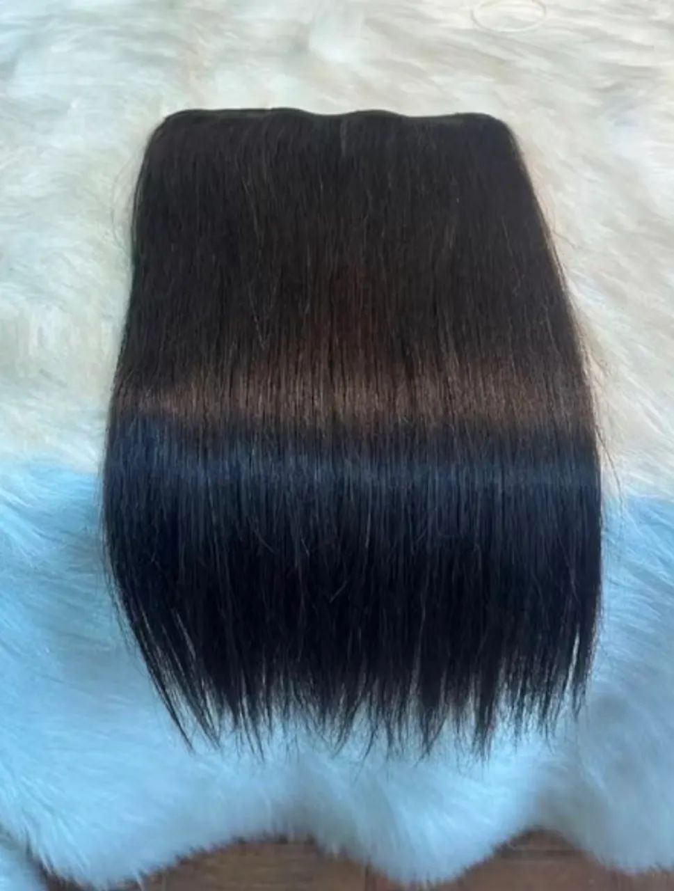 Aplique tic tac 55cm cabelo humano  - Foto 2