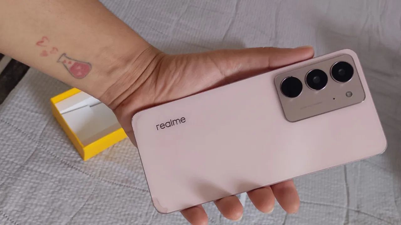 ? Realme C75x 256GB Rosa | Excelente Estado | Completo - Foto 4