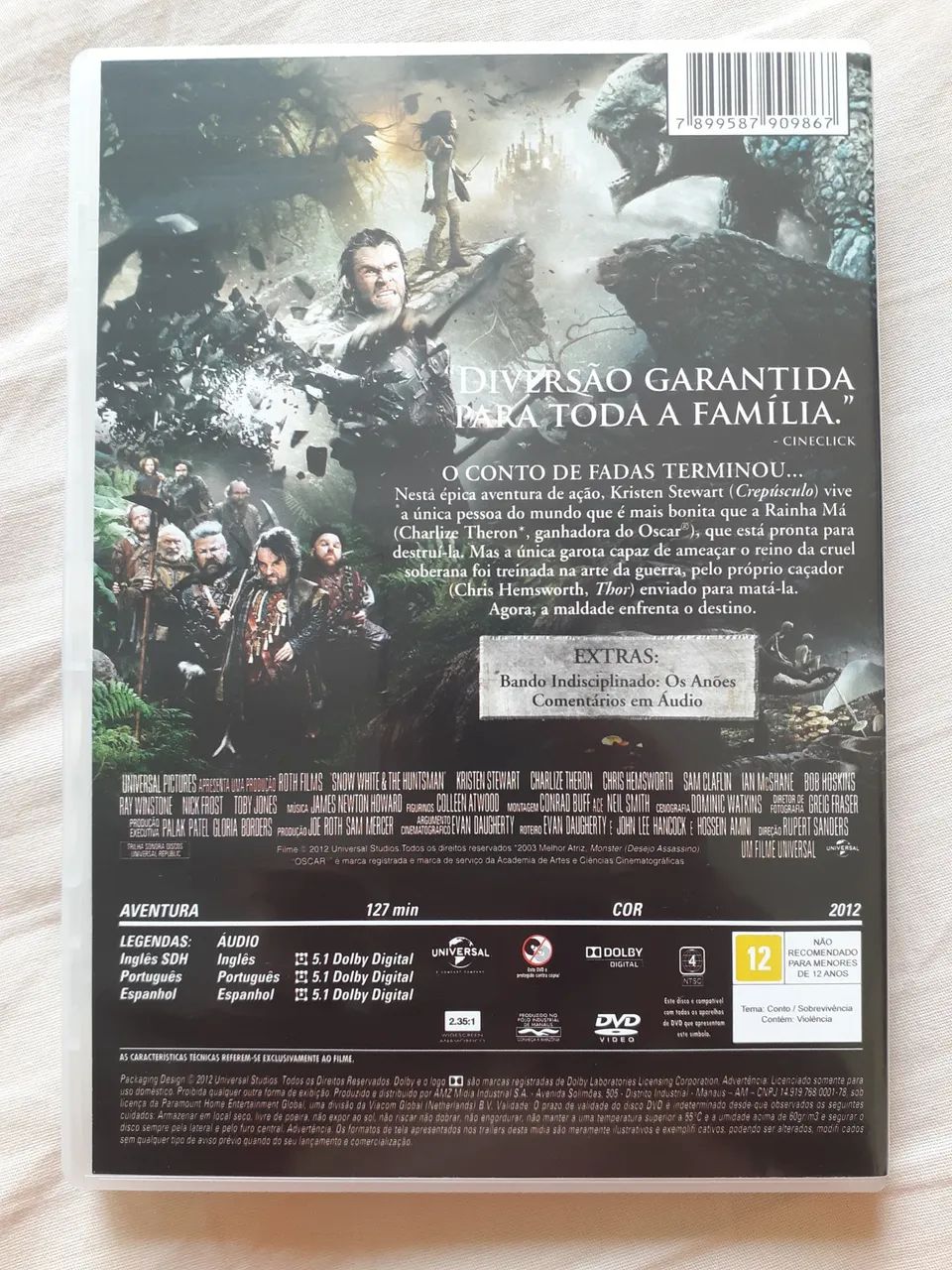 DVD Branca de Neve e o Caçador  - Foto 2