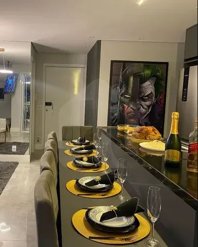 Apartamento para locação 76m² inteiro mobiliado e completo com 2 quartos e 2 vagas - Foto 2