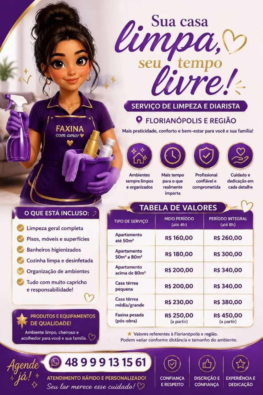 Faxina e diarista 