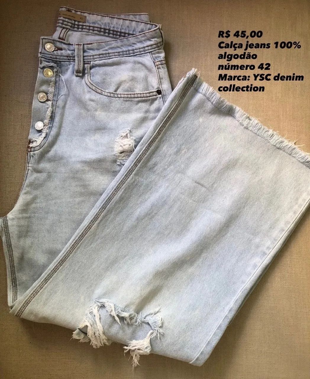 Calça jeans feminina número 38 - Foto 2