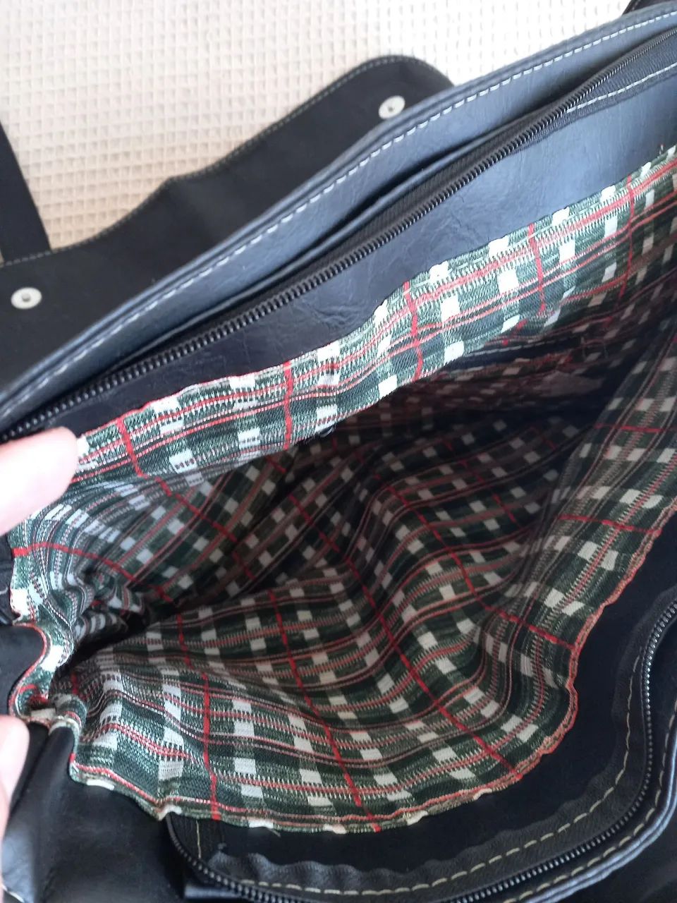 Bolsa de ombro. De couro. Original! Nova! Retirada em Taubaté! - Foto 4