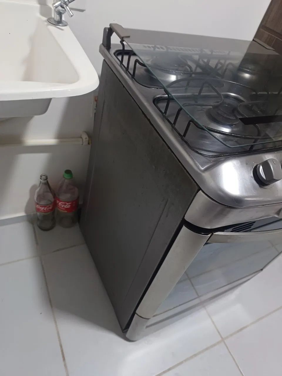 Fogão brastemp 4 bocas inox  - Foto 4