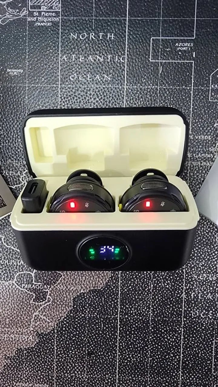 Microfone de Lapela Sem Fio Eletro Mex EL-1837 Duplo - USB-C - Usado 1x - Foto 2