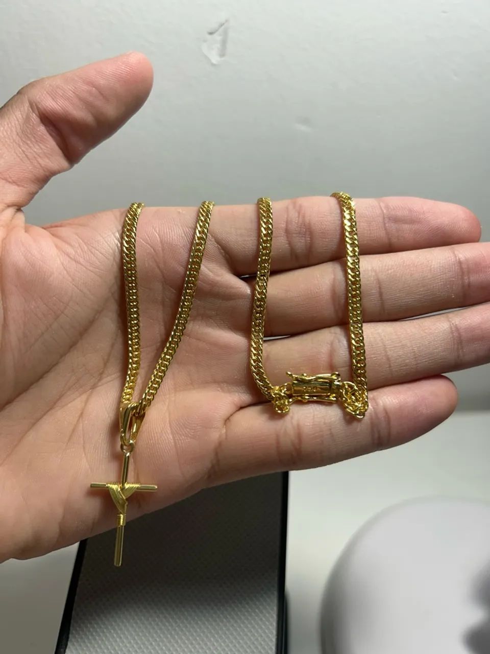 Corrente banhada a ouro 18K - Foto 2