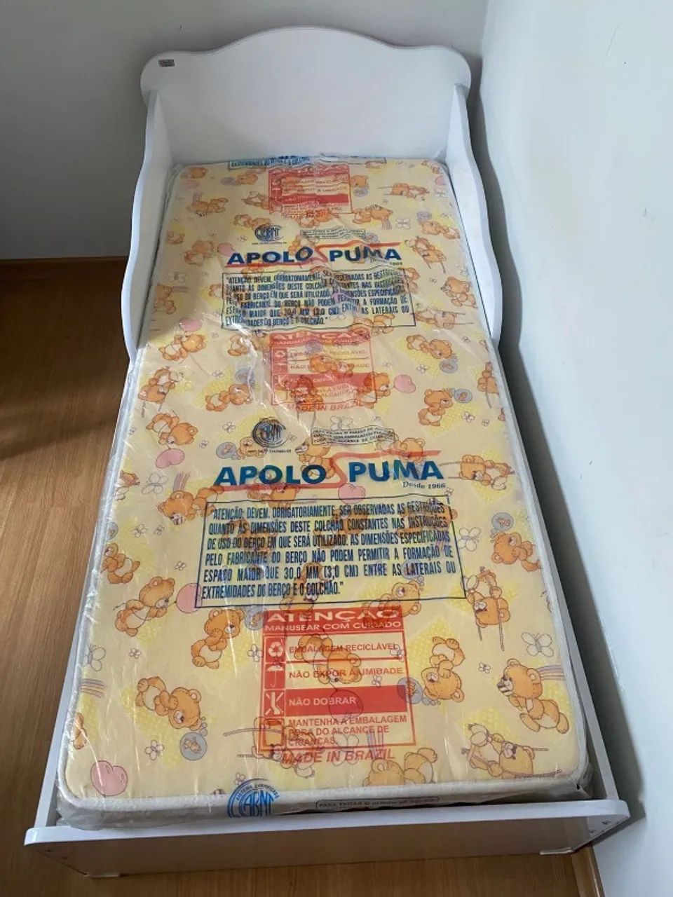 Mini Cama Infantil Qmovi + Colchão - Estado Novo 