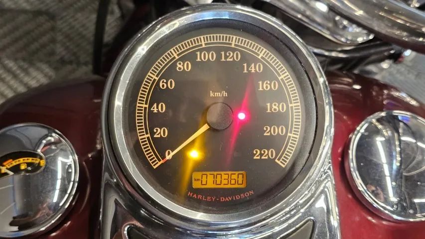 Harley Davidson Heritage Softail Classic FLSTC 2014 Vermelha - Foto 5