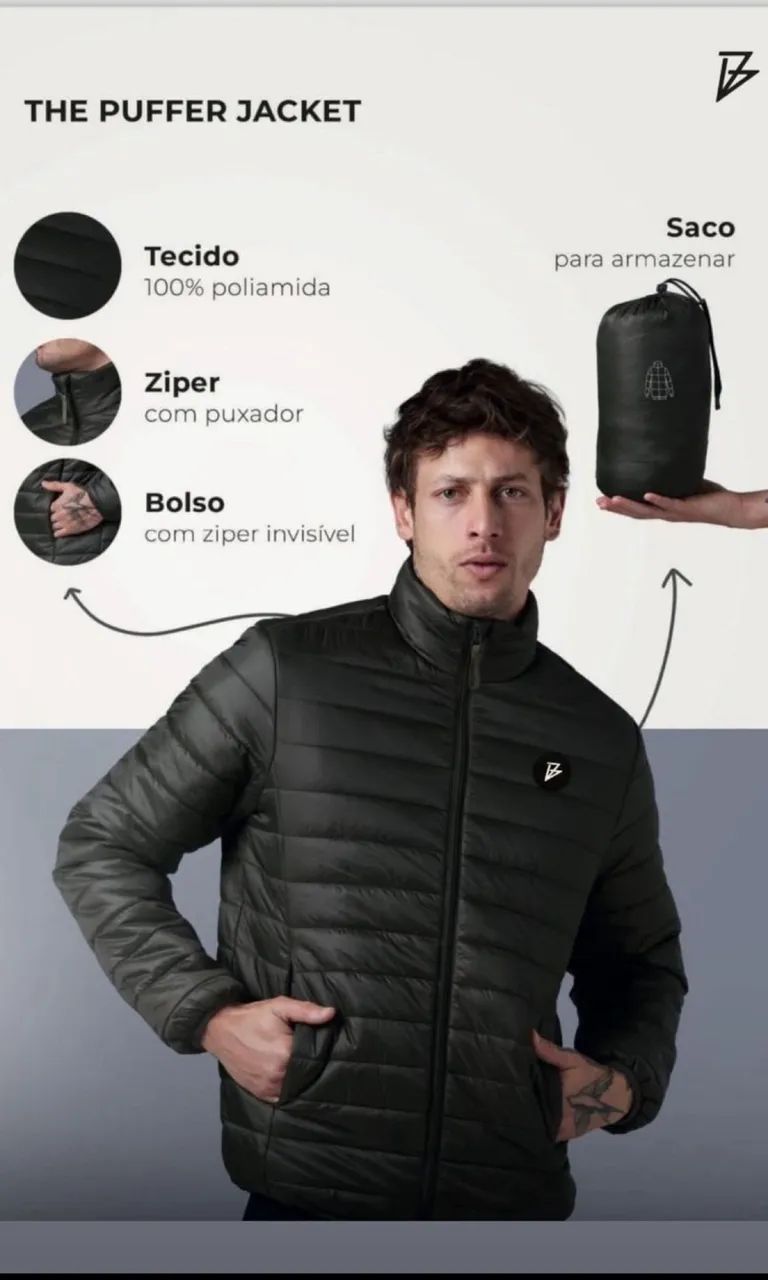 Jaqueta Puffer Big Boss - Foto 3