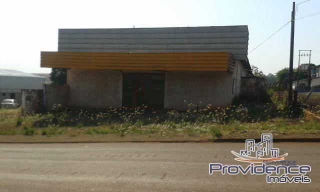 Barracão comercial com 2.500m² de terreno, à venda. cascavel velho, cascavel.