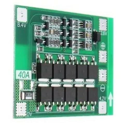 COD-AM202 Modulo Bms 4s 40a Para Para Baterias 18650 Lition 3.7v Arduino Automação Rob