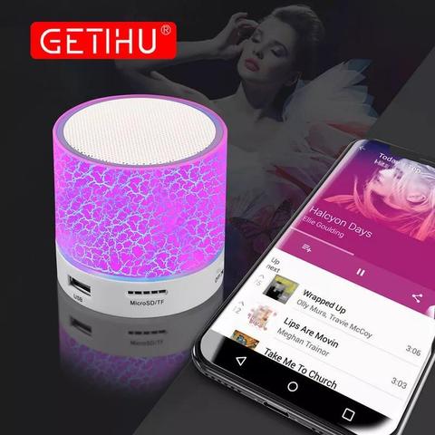 Caixa de Som Luminosa Bluetooth Android celular
