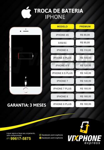 Troca DE B.A.T.E.R.I.A IPhone
