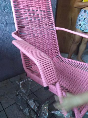 Cadeira de embalo Rosa - Foto 5