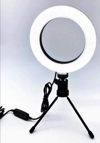 Led Para Fotos e Vídeos 14cm + tripé - Foto 3