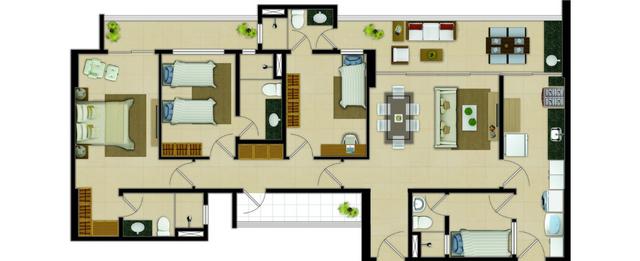 Marbella Home Club, Novo, 110m2, 3 Suítes, DCE, 2 Vagas e Lazer Completo. - Foto 19