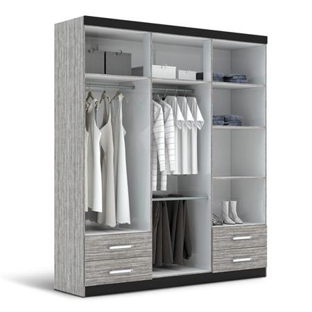 Guarda roupas 06 pts mega saldão de 799 por 599 a vista - Foto 2
