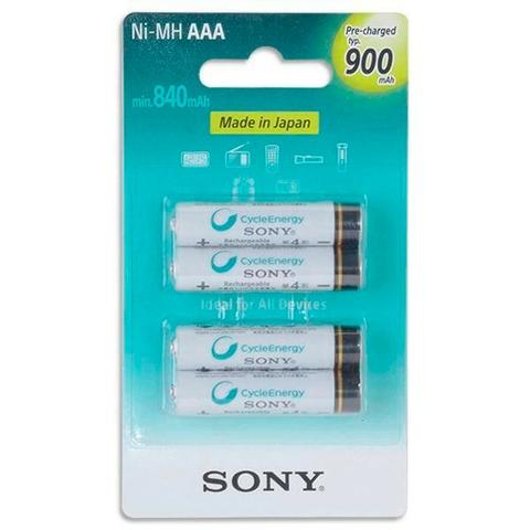 Pilhas Recarregável Aaa Com 4 Unidades De 900mah
