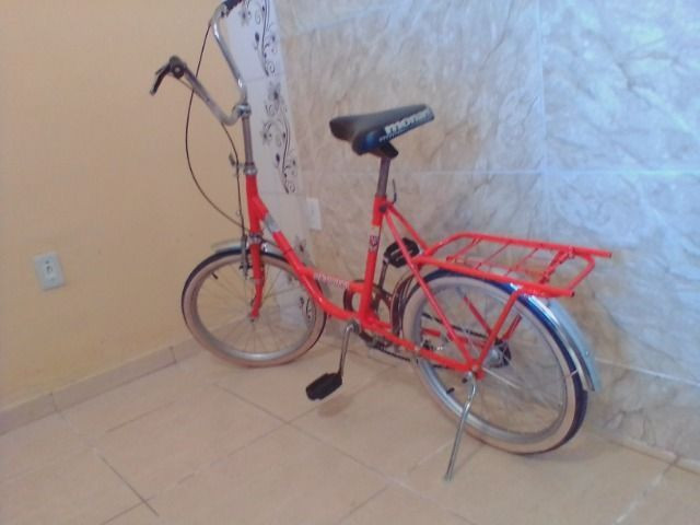 Bicicleta antiga monareta ole 70 laranja - Foto 3