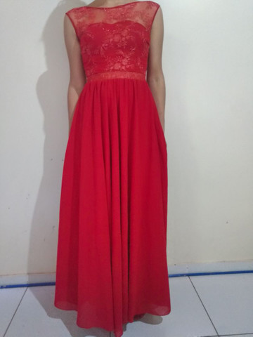 Vestido vermelho para festa - Foto 2