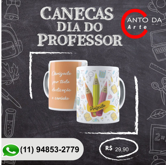 Personalizados! Faça sua escolha e personalizamos