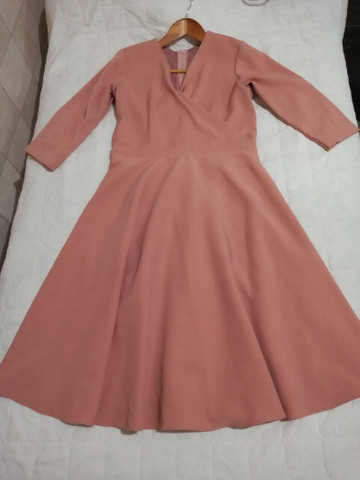 vestido rose olx