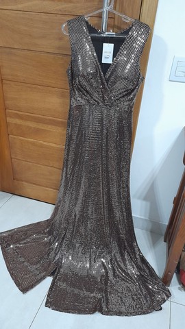 Vestido de festa ouro velho ! Com etiqueta  - Foto 5