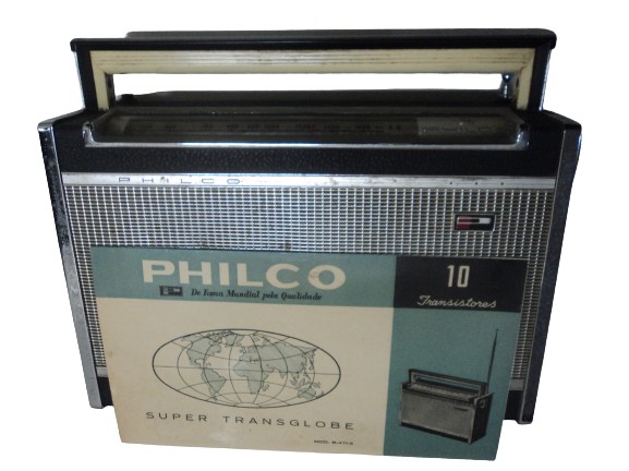 Rádio Philco Transglobe, 10, Transistores, Mod. B-471-2