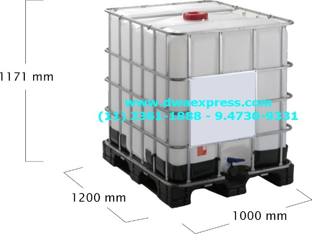 Container Contêiner Contentor IBC de 1000 litros usados (11) 9.4730-9331 - Foto 4