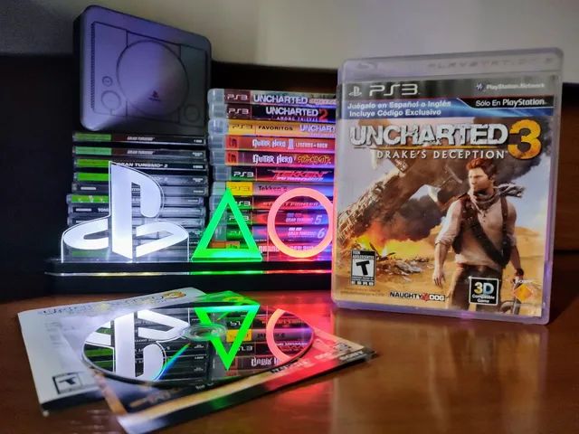 Jogo Uncharted 3 Drake's Deception - Ps3 - Física - Original