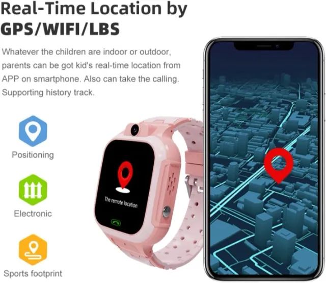 Relógio inteligente 4g, com wifi e gps, bateria grande, para atender  chamadas, suporta aplicativo de download de celular em hebraico - AliExpress