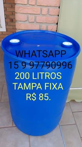 Galão 50 LITROS Tambor Plastico Bombona Container IBC Barrica 