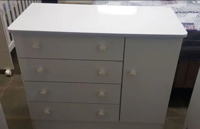 Cômoda 4 gavetas nova montagem grátis 