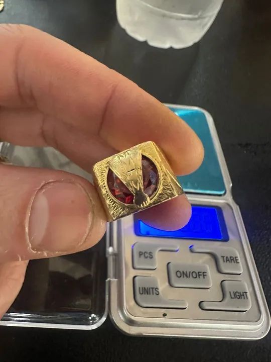   Anel de ouro 18k nova garantia eterna certificado loja física - Foto 5