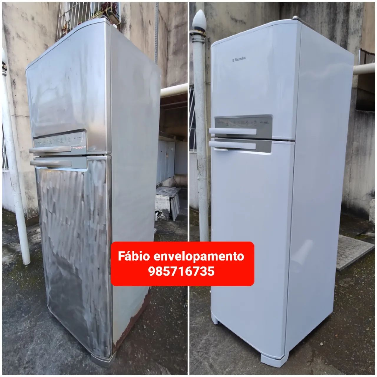 Geladeira com ferrugem? Envelopamento é a solução  - Foto 5