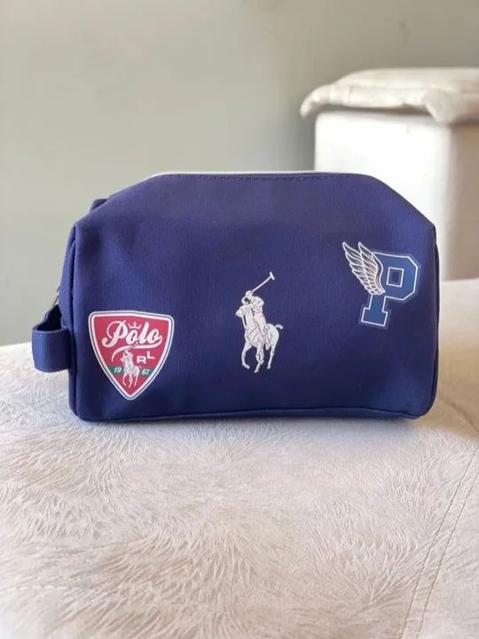 Necessaire Nova Polo Ralph Lauren Azul Viagem - Foto 4