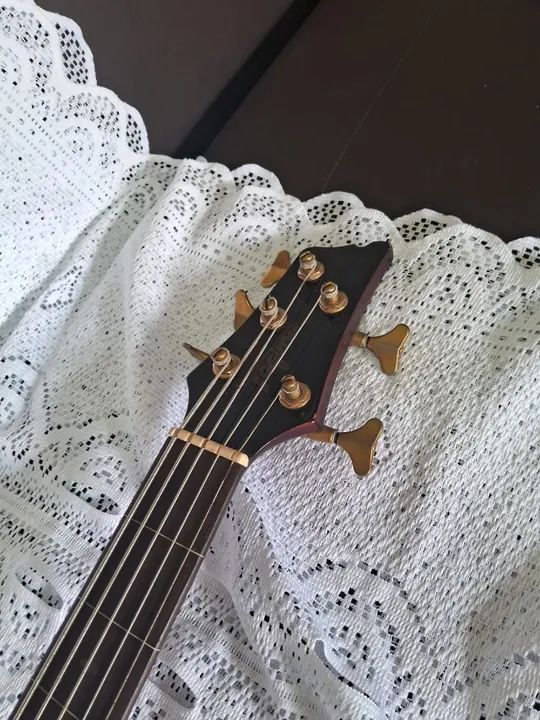 Baixo Tagimão 5 cordas Fretless Lindo!!!!!!!! - Foto 6