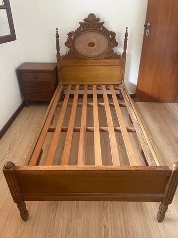 Cama de solteiro com criado mudo - Foto 5