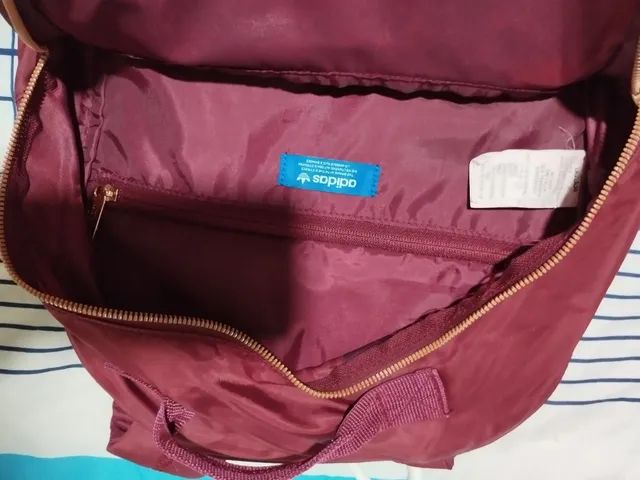 Mochila ADIDAS original -cor vinho  - Foto 3